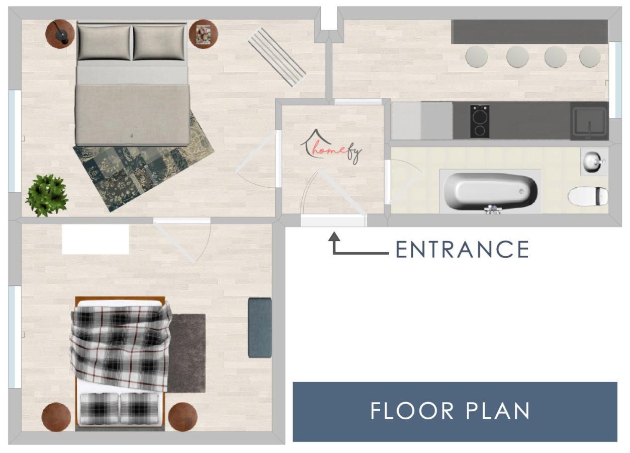Homefy Apartment Blueberry - Nahe City - Netflix 埃森 外观 照片